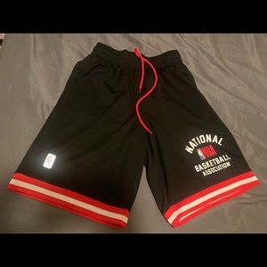 NBA Basketball Drawstring Vintage Bred Shorts